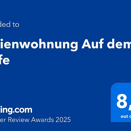 Apartment Auf Dem Hofe *